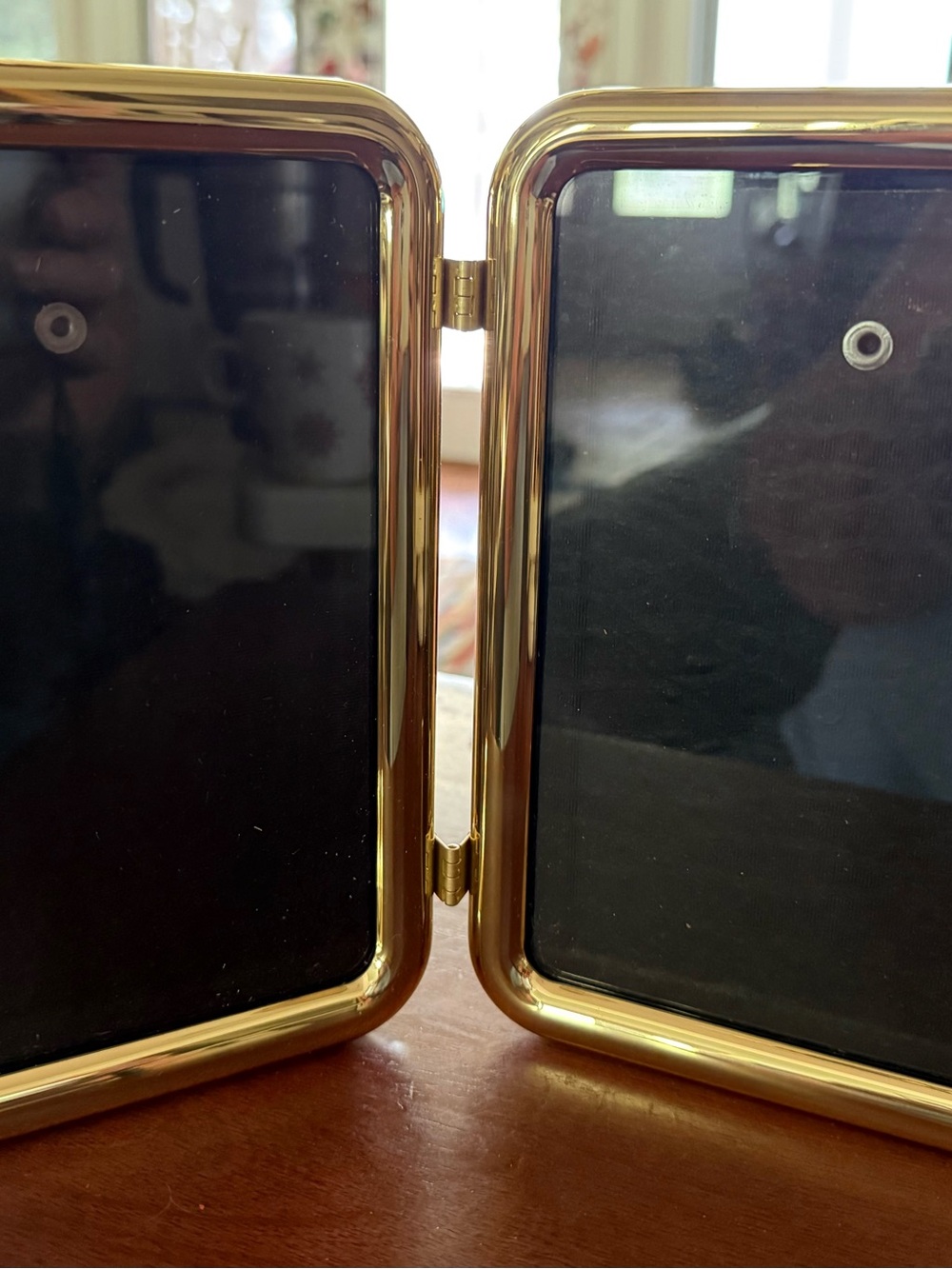 Gold Double Photo Frame - Home Art